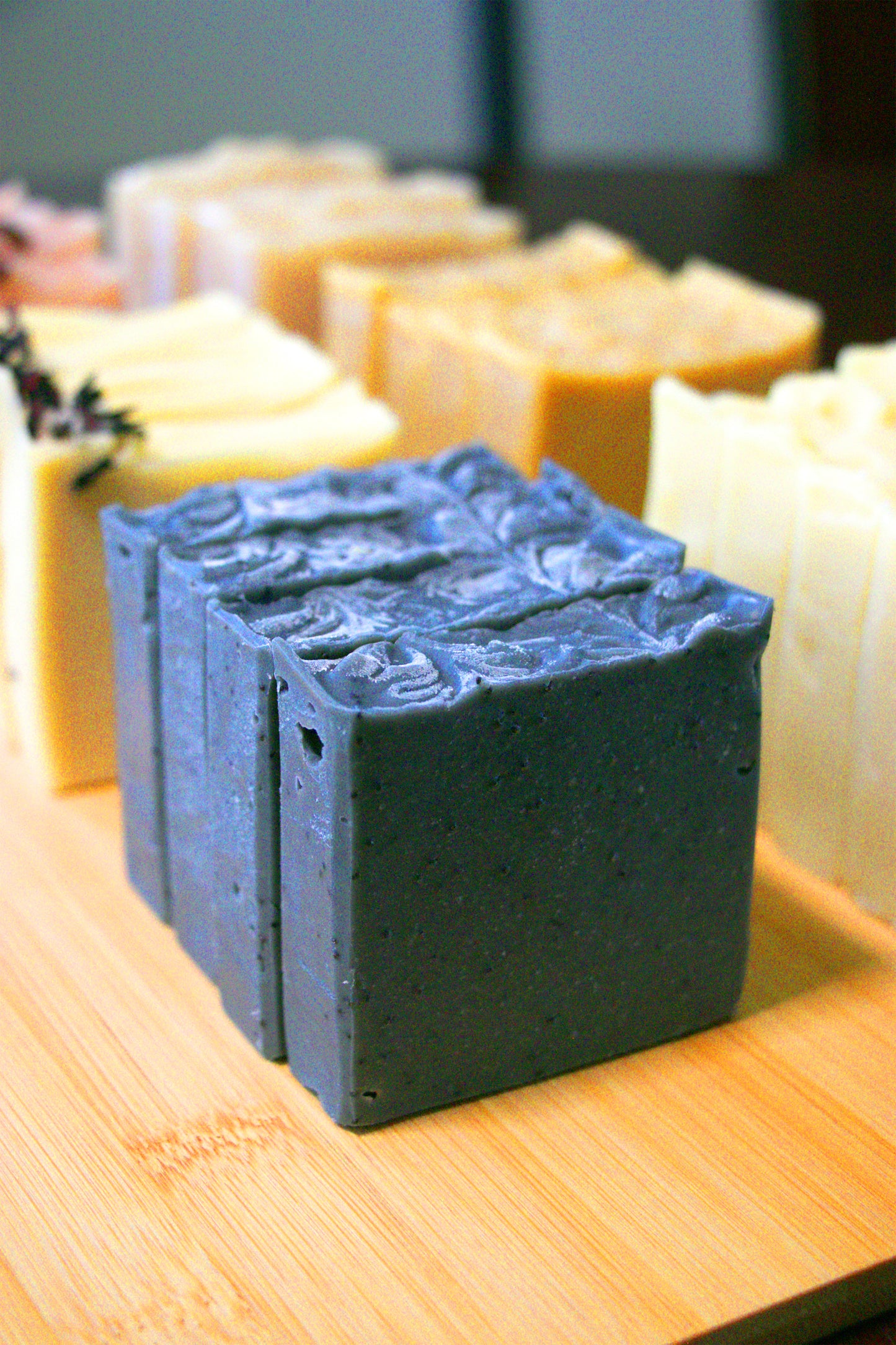 Activated Charcoal w/ Tea Tree Essential Oil and Poppy Seeds Handmade Soap Bar