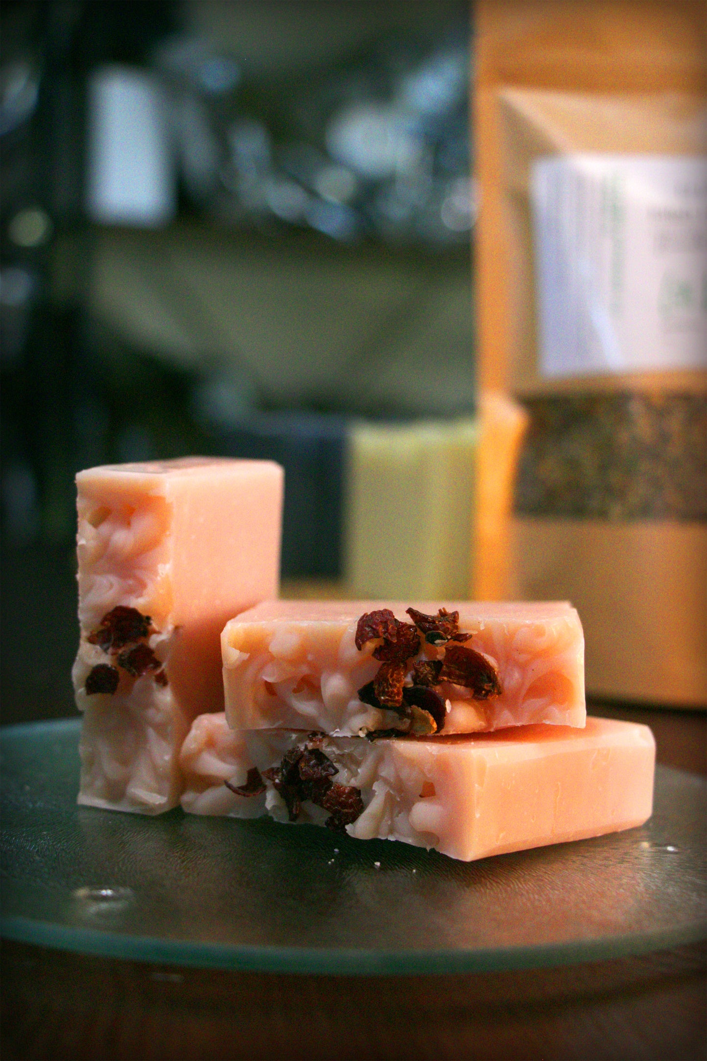 Cranberry Rose Handmade Soap Bar