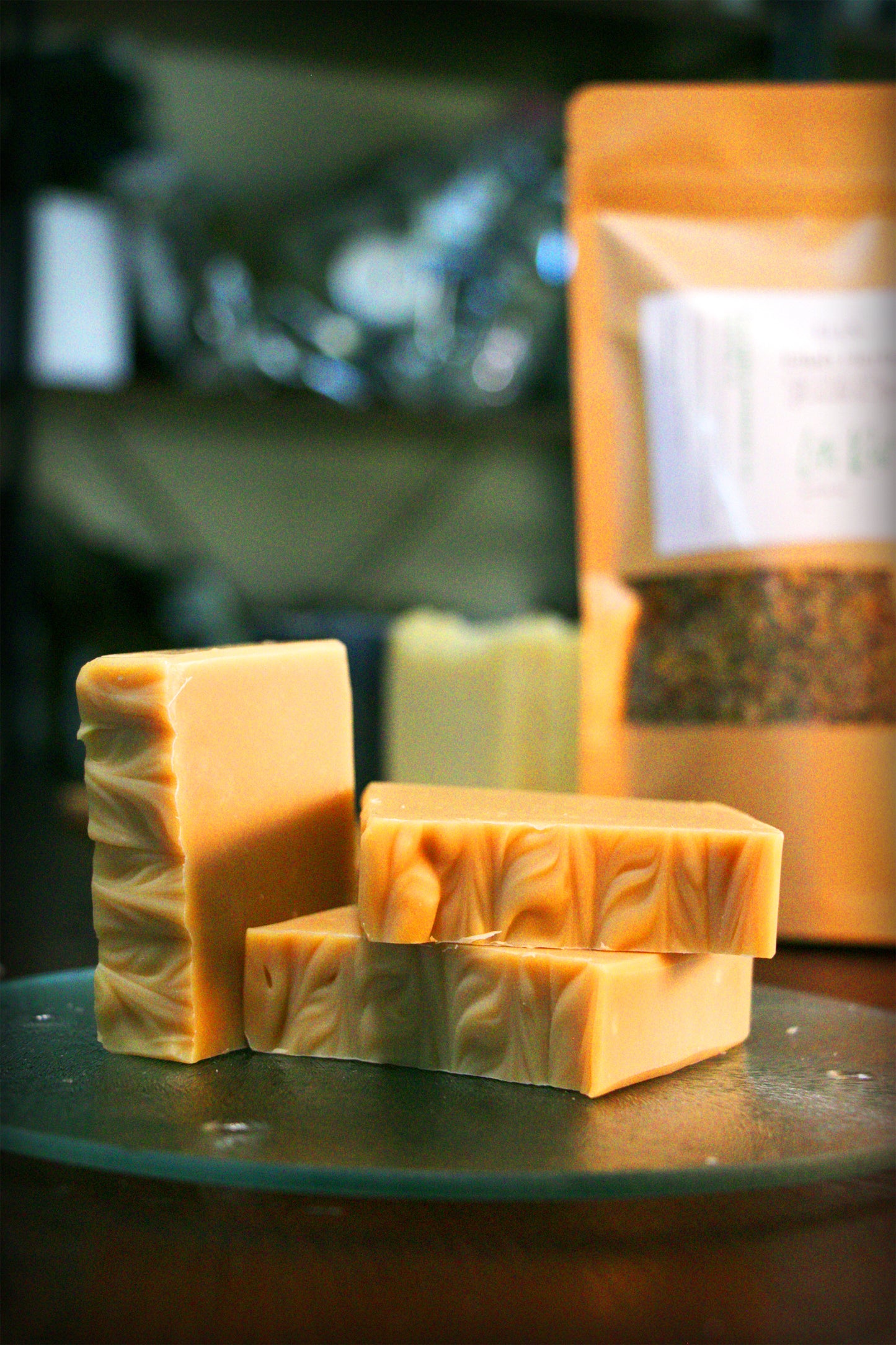 Turmeric + Calendula w/ Frankincense Essential Oil Handmade Soap Bar